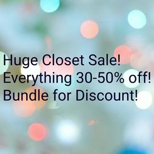 ⚠️🛍 HUGE CLOSET SALE 🛍⚠️